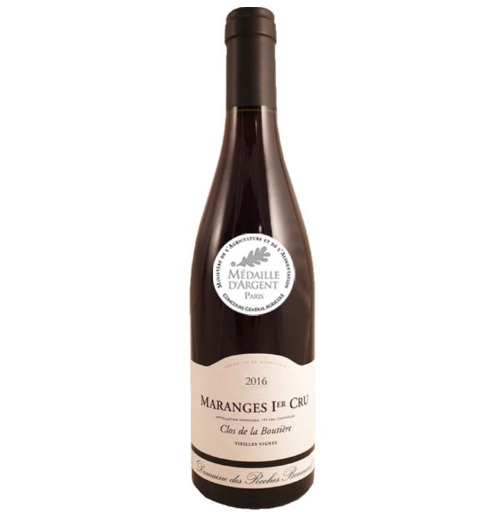 Maranges 1er Cru clos de la Boutiere Roches Bonnard , Burgundy Pinot Noir red wine